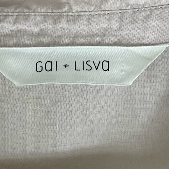 Gai + Lisva Annie shirt Pink Oversized Tunic Organic Cotton Lagenlook Size 40 - Picture 7 of 12